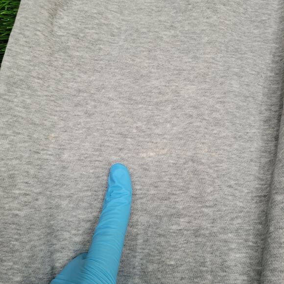 Nike Swoosh Logo Jogger Sweatpants Mens XL Heather Grey Tapered Fit - Picture 2 of 11